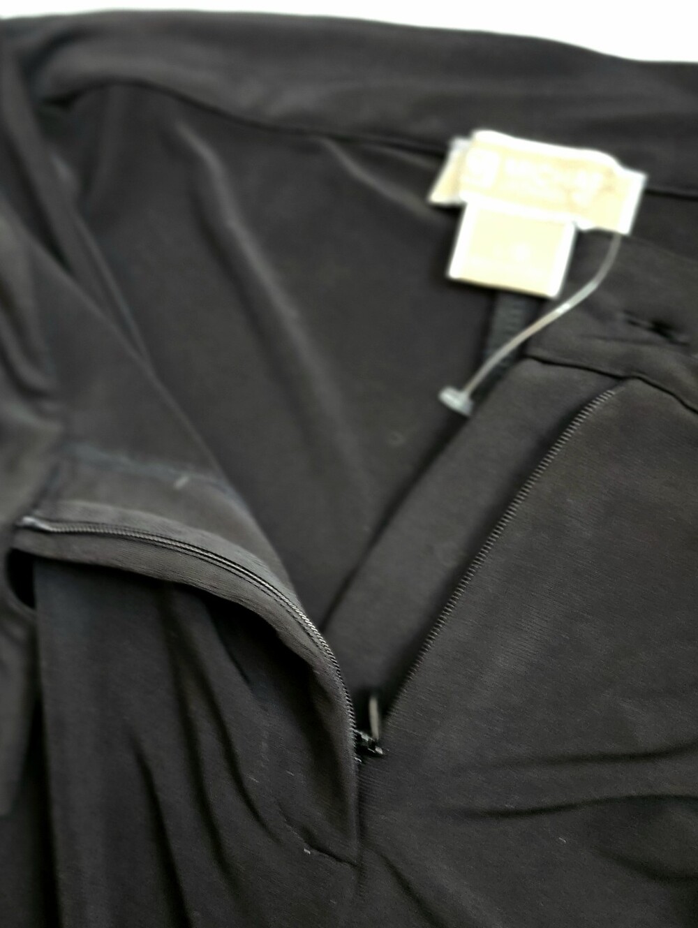 Michael Kors Black Wide-Leg Women's Pants size L - Picture 7 of 8